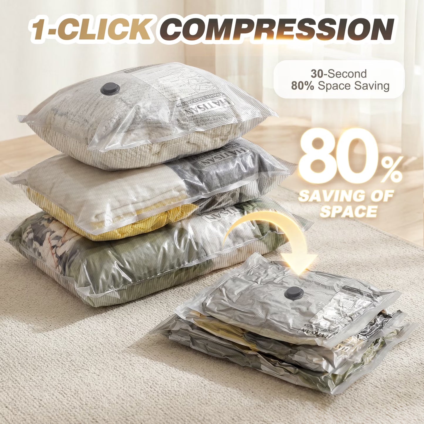 Livhil 14 Combo Vacuum Storage Bags with Electric Pump, Vacuum Seal Bags for Clothes, Travel Vacuum Bags with Pump, Reusable Shrink Bags, Square Grid